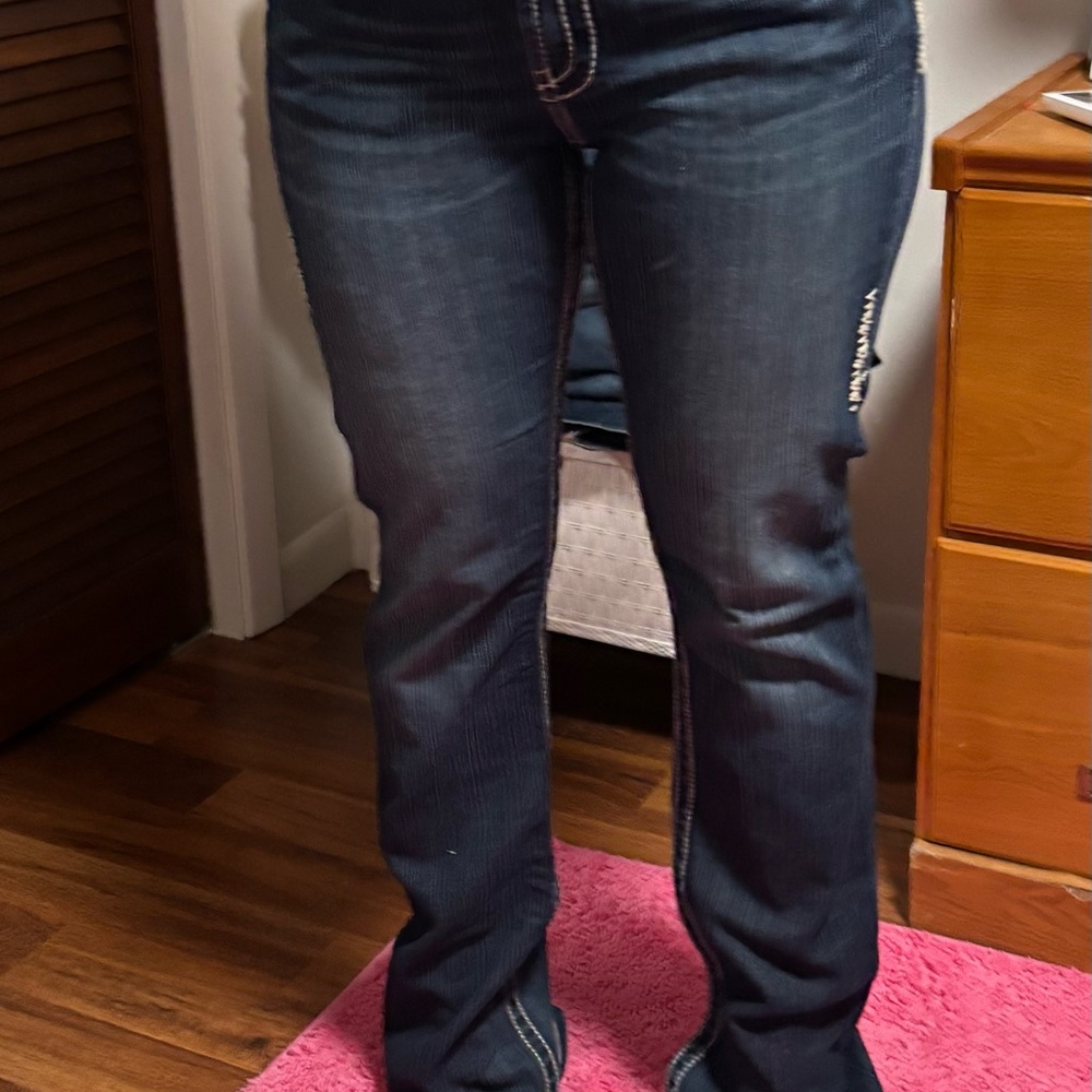 Buckle Women's Deep Indigo Boot Cut Jeans